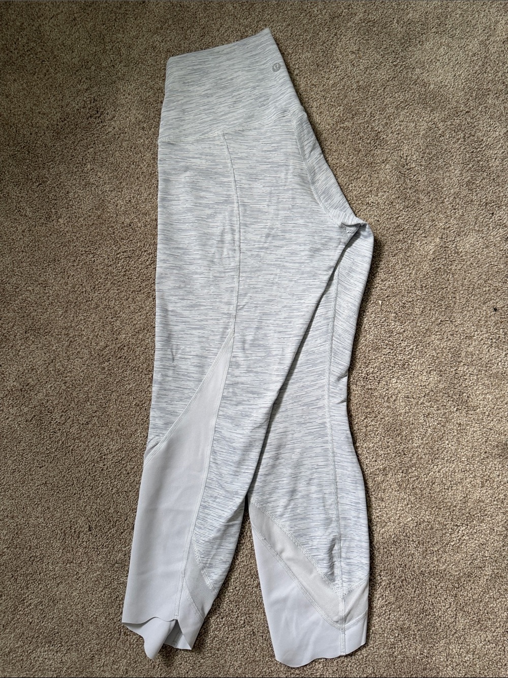 lululemon athletica Heathered Light Gray Kids Leggings